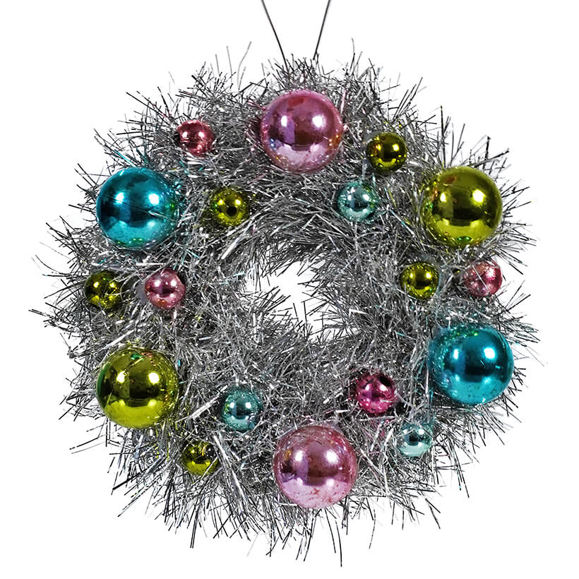 IZNEN 24IN Tinsel Christmas Wreath